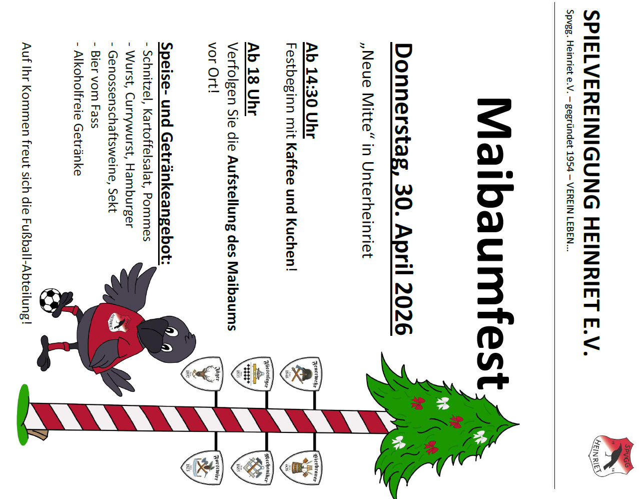 Plakat Maibaumfest 2026