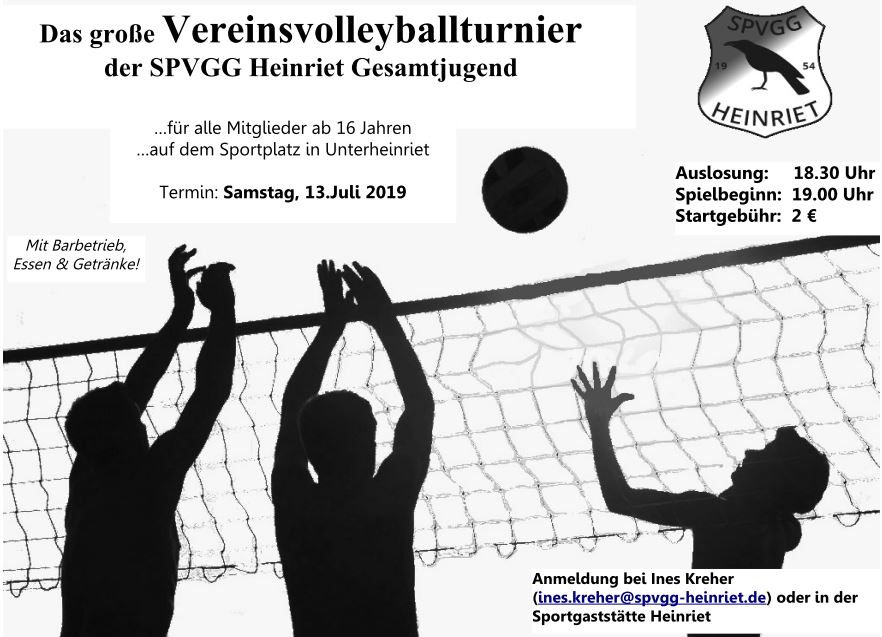 Plakat Volleyball 2019