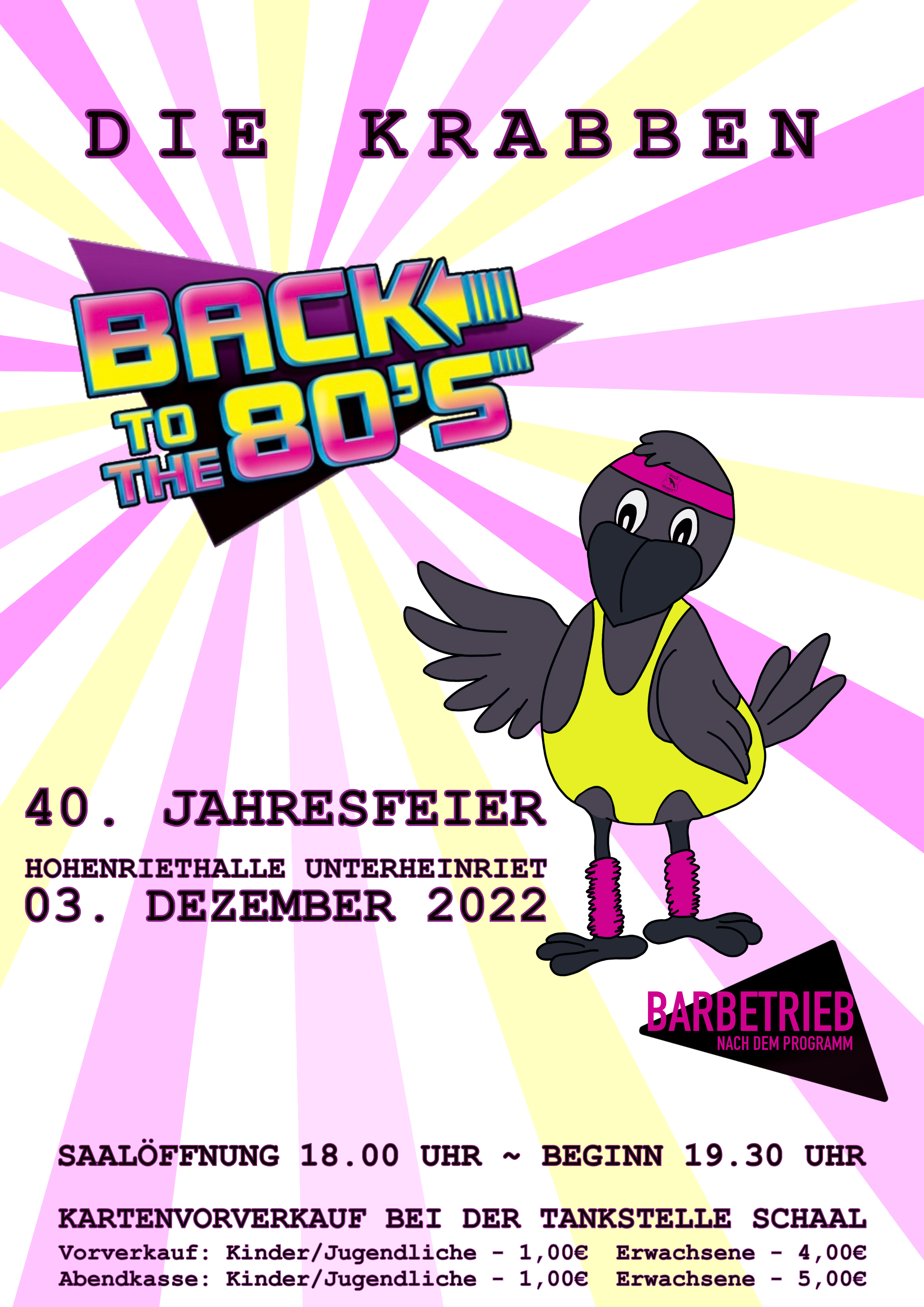Plakat Jahresfeier 2022